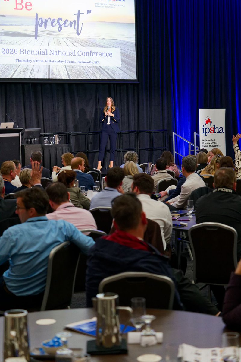 OpenParachuteEd's tweet photo. Three weeks ago, Open Parachute founder Dr. Hayley Watson had the opportunity to speak at the IPSHA Conference in Perth alongside primary school leaders from across Australia. https://t.co/cJSIkEjvTe
