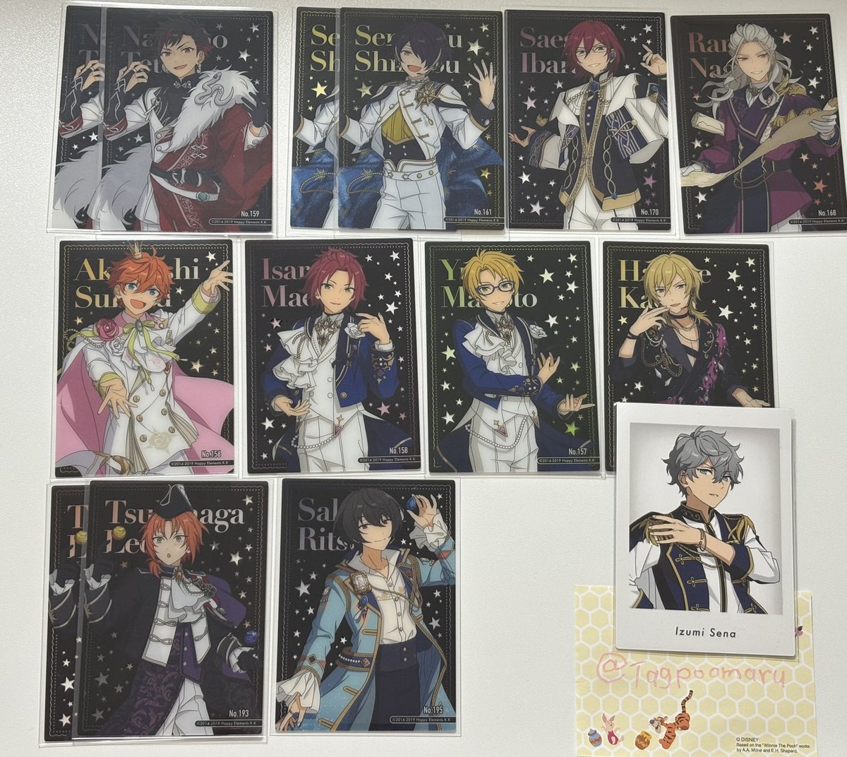 Tagpoomaru's tweet photo. 【交換・譲渡】あんスタ クリアカード クリカ 

譲➔画像のもの
求➔泉.ライカ.嵐.なずな

同種求めていません。
何でも検討します(* ᴗ͈ˬᴗ͈)”
泉の10周年ぱしゃっつとTRIP上限なしで求めてます。

新宿or都内手渡し

お気軽にお声がけください🎀 https://t.co/uhx7BVC06S