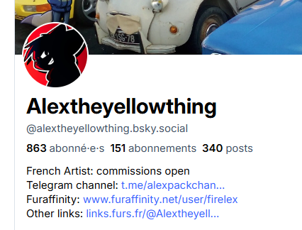 Alexyellowthing's tweet photo. Hello^^
i've seen a few of you following me over here, just letting you know I'm not posting on X anymore, tho you can find me everywere else including 
Bsky: https://t.co/tUDTl8Upvb
Fa: https://t.co/hfUB6Prrm4
and more: https://t.co/5MO1d3lYaE https://t.co/kCSYDitqsF