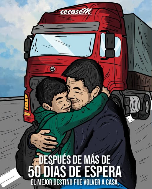 cecasembol's tweet photo. 🚛❤️ Después de más de 50 días de espera, incertidumbre y sacrificio, muchos transportistas finalmente vuelven a casa.
Hoy, esos reencuentros nos recuerdan que detrás de cada ruta hay personas, historias y familias que también merecen cuidado, dignidad y bienestar.
#Bolivia https://t.co/BFV0JLNwBI