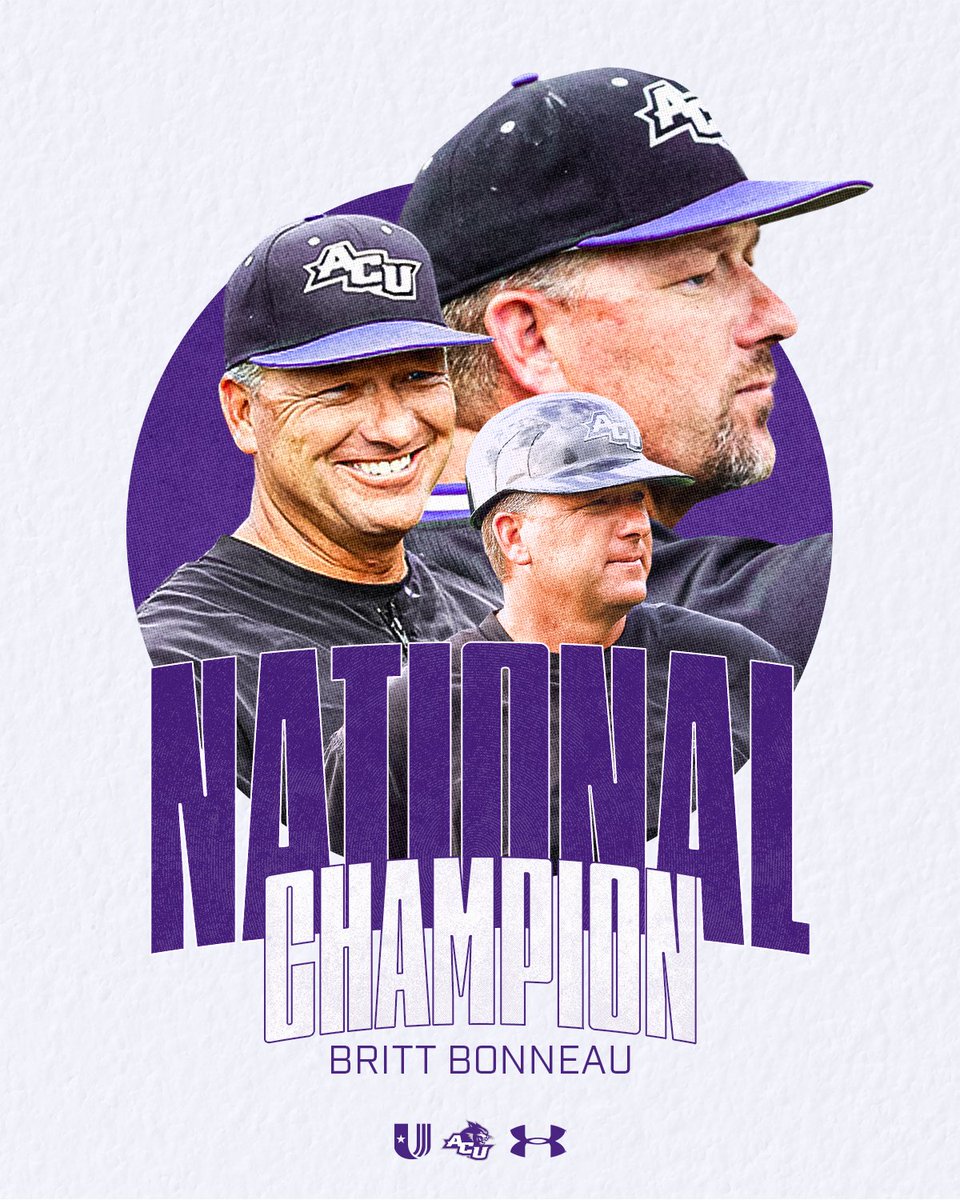 ACU_Baseball's tweet photo. Congratulations to ACU's all-time winningest coach, Britt Bonneau, on winning a national championship as director of player development at Oklahoma!

#ATO | #GoWildcats https://t.co/So1PXrw01w
