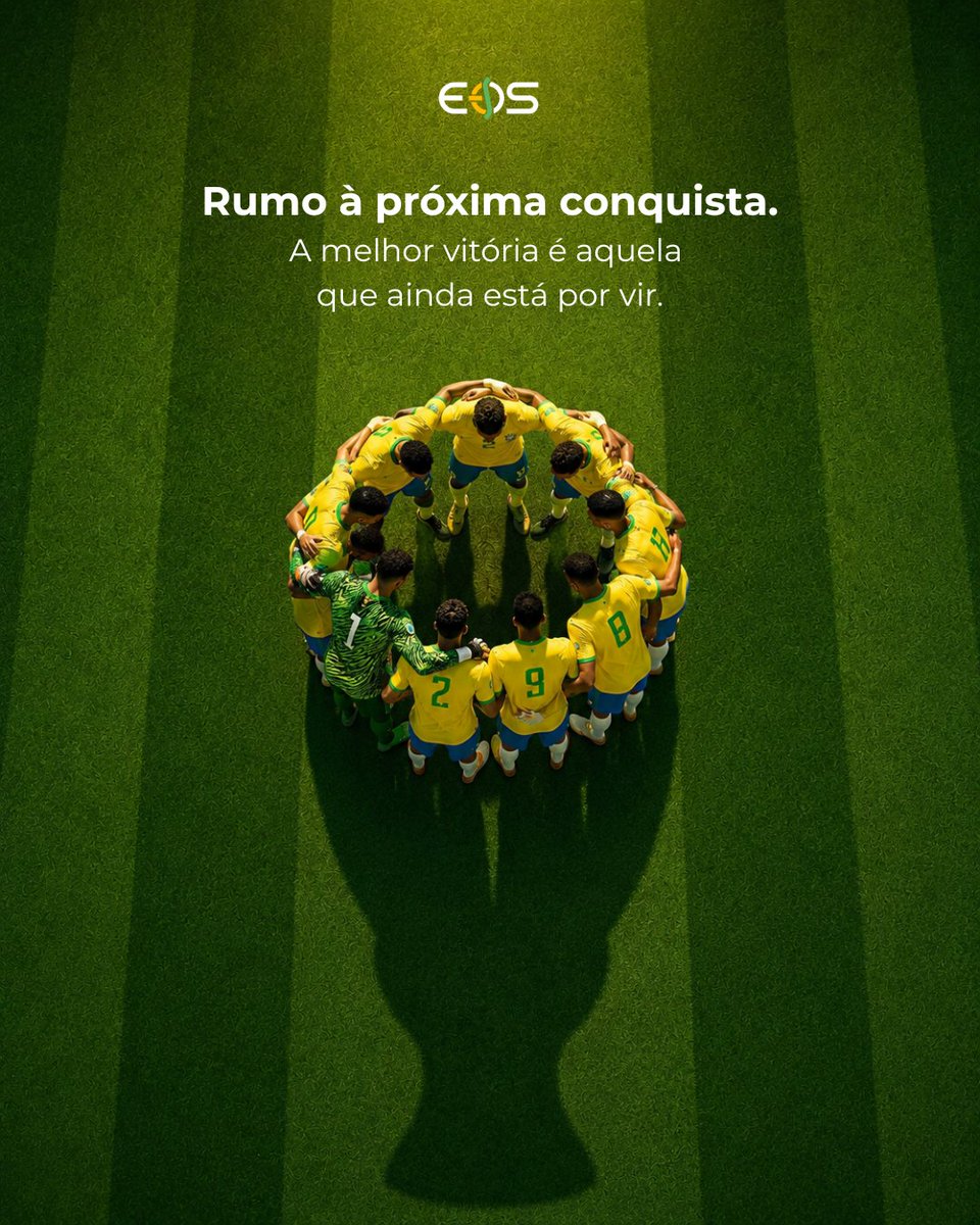 eos_finbr's tweet photo. 🇧🇷 Rumo à próxima conquista.

As grandes vitórias não acontecem por acaso. Elas são construídas com preparo, confiança e trabalho em equipe.

Acreditar hoje é o primeiro passo para conquistar amanhã. 💙

#Eos #Copa2026 #Brasil https://t.co/onYoBzr31Q