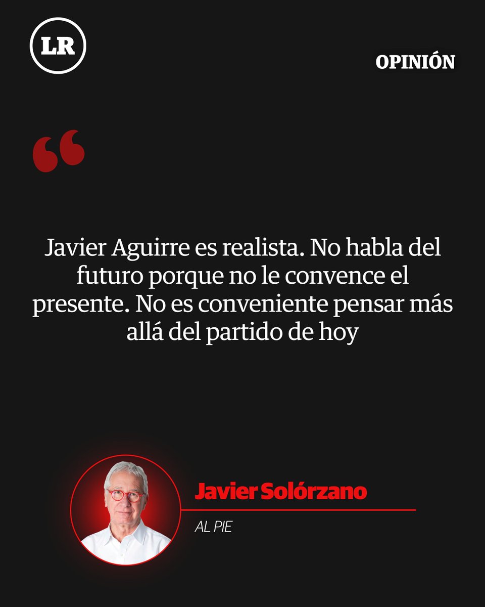 LaRazon_mx's tweet photo. #AlPie | Es un partido el de hoy en que surge la oportunidad de ajustar y ofrecer una mejor cara que permita pensar un poco, que no mucho, en el futuro.
Escribe @JavierSolorzano ✍️
https://t.co/ybb4QnZmHI
#JavierAguirre #FútbolMexicano #México https://t.co/ALcN7F9ot5