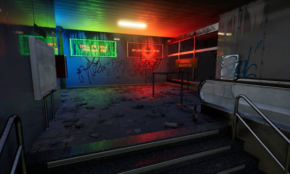 nonplusmedia's tweet photo. Prototyping #12... Subway Area 2   
#solodev #indiegame #unrealengine https://t.co/vaBsA3JkEQ