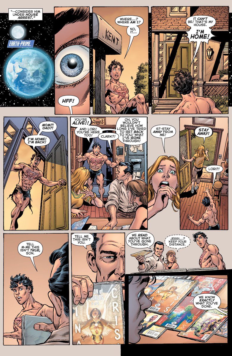 mayorsnart's tweet photo. Superman 39 and other people seem to not know or forget that Earth Prime was already brought back https://t.co/y0wAHPh5Ld