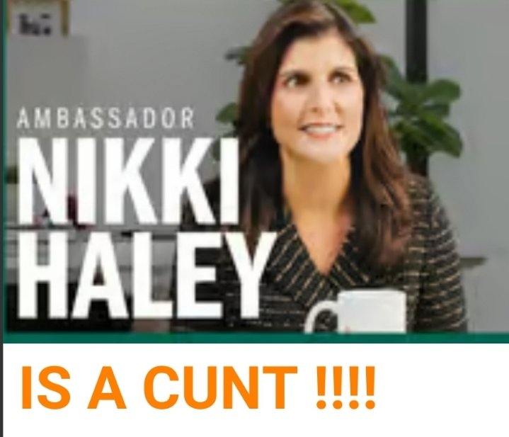 DeadBeatStiff's tweet photo. @NikkiHaley https://t.co/Al5Kxm9gMQ