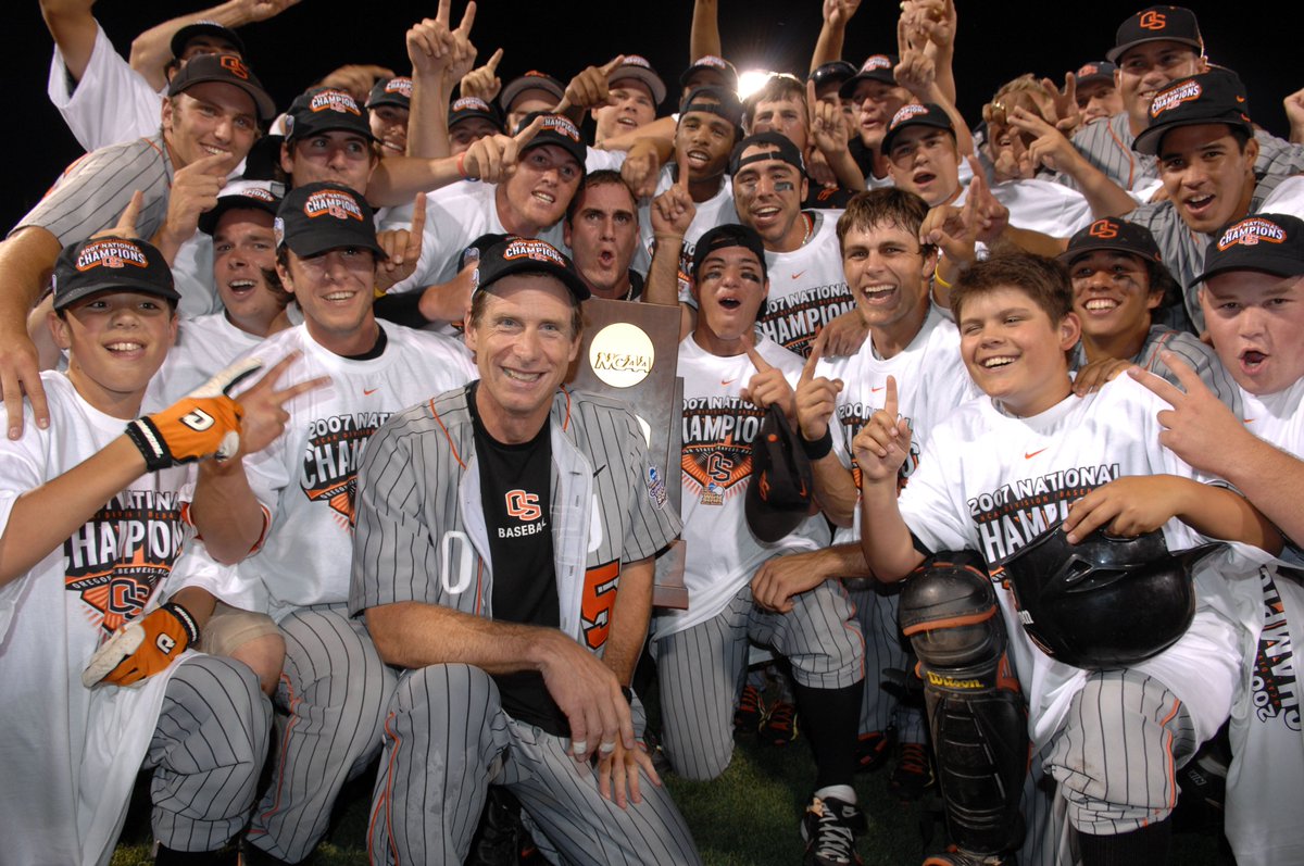 BeaverBaseball's tweet photo. Remembering it like it was yesterday.

On this date in '07 we went back-to-back.

#GoBeavs https://t.co/KbW9CCdndh