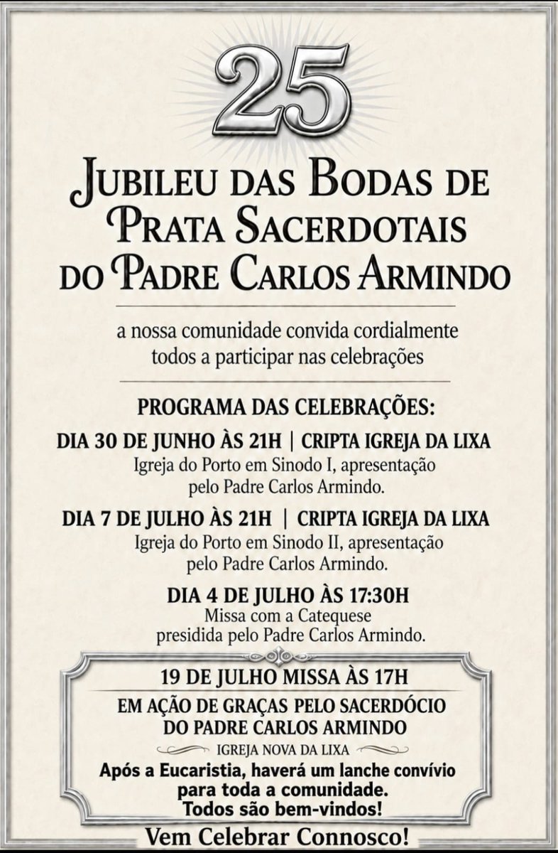 pealipio's tweet photo. TODA A GRANDE COMUNIDADE DA LIXA = 3 PARÓQUIAS = ESTÁ CONVIDADA https://t.co/CfF4w3ZHWy