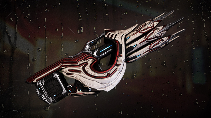 shieldgating's tweet photo. Keyart of upcoming Tennocon weapon Haalvu https://t.co/SsxG6dqb07