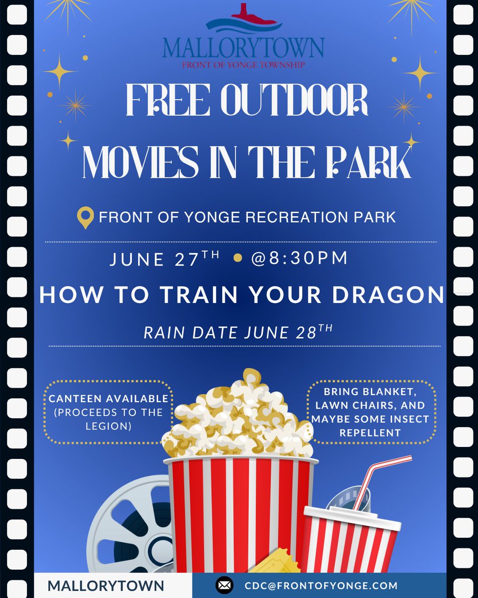 frontyonge's tweet photo. Just us for a FREE outdoor movie in the park this Saturday, June 27th!

Note: incase of rain, the event will be rescheduled to June 28th. Check back here for cancellation notices (the decision will be made and posted by 6pm on June 27th). https://t.co/jrCTk5tZsj