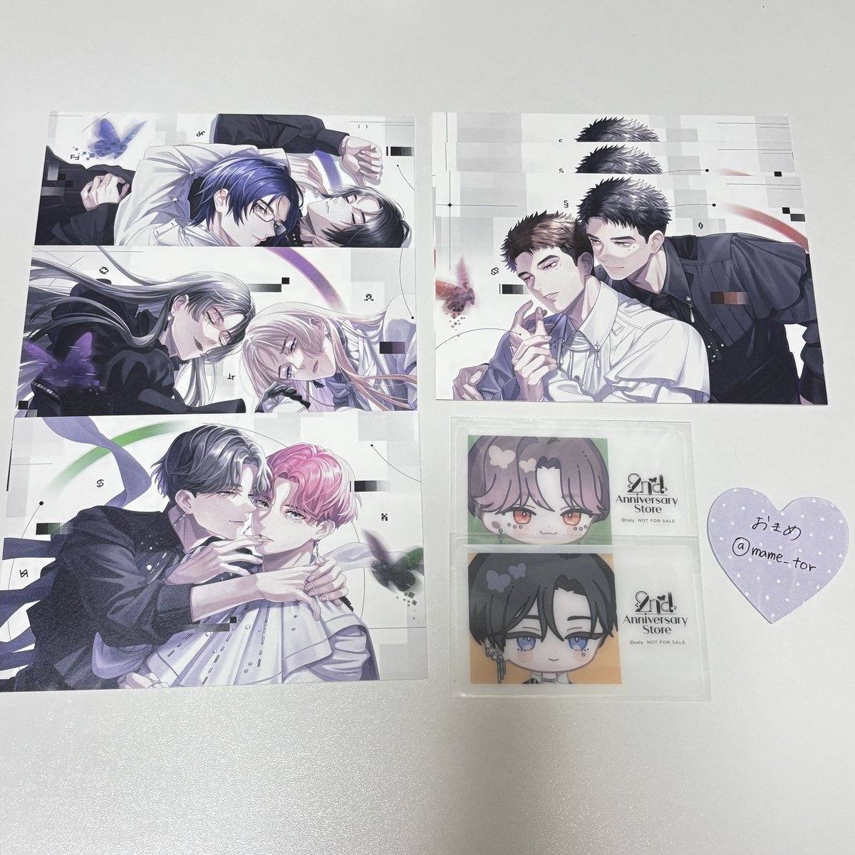 mame_tor's tweet photo. 【譲渡】
ブレマイ 2周年 2th Anniversary マルイ

イラストカード
譲 須王3 樋宮 槻本2 隠岐谷 祠堂 立科3 節見 御門 相沢 新開3

後半特典
相沢 祠堂

求 定価＋送料 (特典は¥300/枚)

郵送のみ
検索からでもお気軽にお声掛けください🌷 https://t.co/G05QvYqYX6