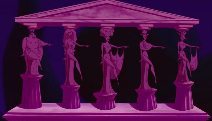 CatfinatedDest's tweet photo. It feels wrong to only have one of the Muses as a statue... is there anyway we can get these as DLV Decor? @DisneyDLV Also more circular pieces! https://t.co/IKpgxov6J6