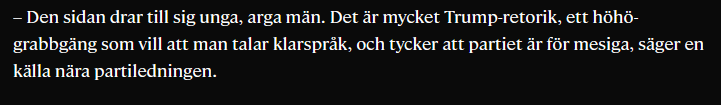 SwedishFeC's tweet photo. Läser i Kvartal (omskriven DN artikel) om att Tobias Andersson pekas ut som Åkessons utmanare. Där citeras det från en anonym källa som påminner lite väl mycket om @ChangFrick 🤔 https://t.co/7IOwnuC3vj