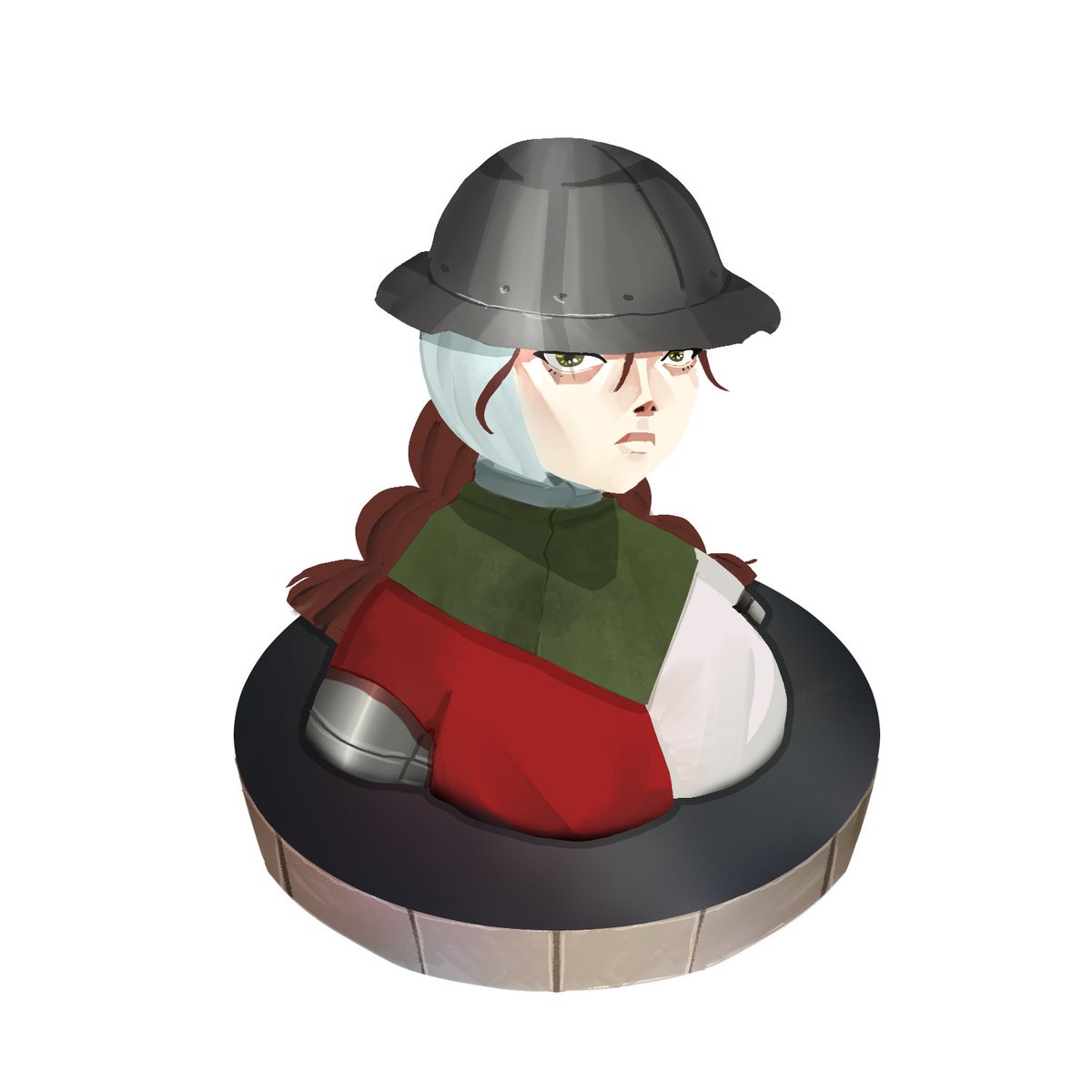 Exile_235's tweet photo. I drew one of the sisters as a #battlebrothers token https://t.co/lQgGliPTTs