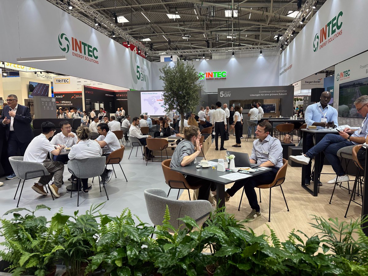 intec_energy's tweet photo. Tomorrow is the final day, and our team looks forward to welcoming you. Come and discover INTEC Energy Solutions' latest projects and expertise across #EPC, #BESS, O&amp;M services, and #ProjectDevelopment.   We’d be delighted to meet you at Hall A4, Booth 240 – Messe München https://t.co/7KAEHONDDe