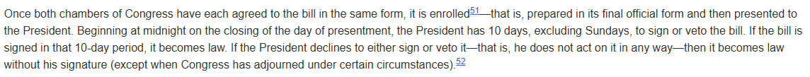 mollyereynolds's tweet photo. for no reason whatsoever, querying CRS reports on presentment and discovering "midnight on the closing of the day" as another linguistic solution to "what does midnight mean in various legislative contexts?"

(cc @BBKogan) https://t.co/wiHsq8DxeK