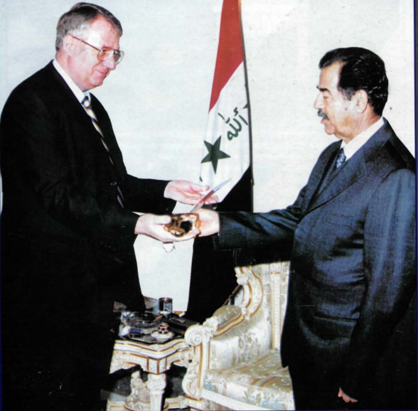 lokiloptr154668's tweet photo. Saddam in his foreign policy was literally the UAE of his time

He supported the Serb butchers in Bosnia, the Phalangist butchers in Lebanon, Abu Nidal in Palestine (a Yasser Abu Shabab of that era, who was only killing Palestinians &amp; never Israelis), and the MeK cultists in Iran https://t.co/jmnW55QjDk