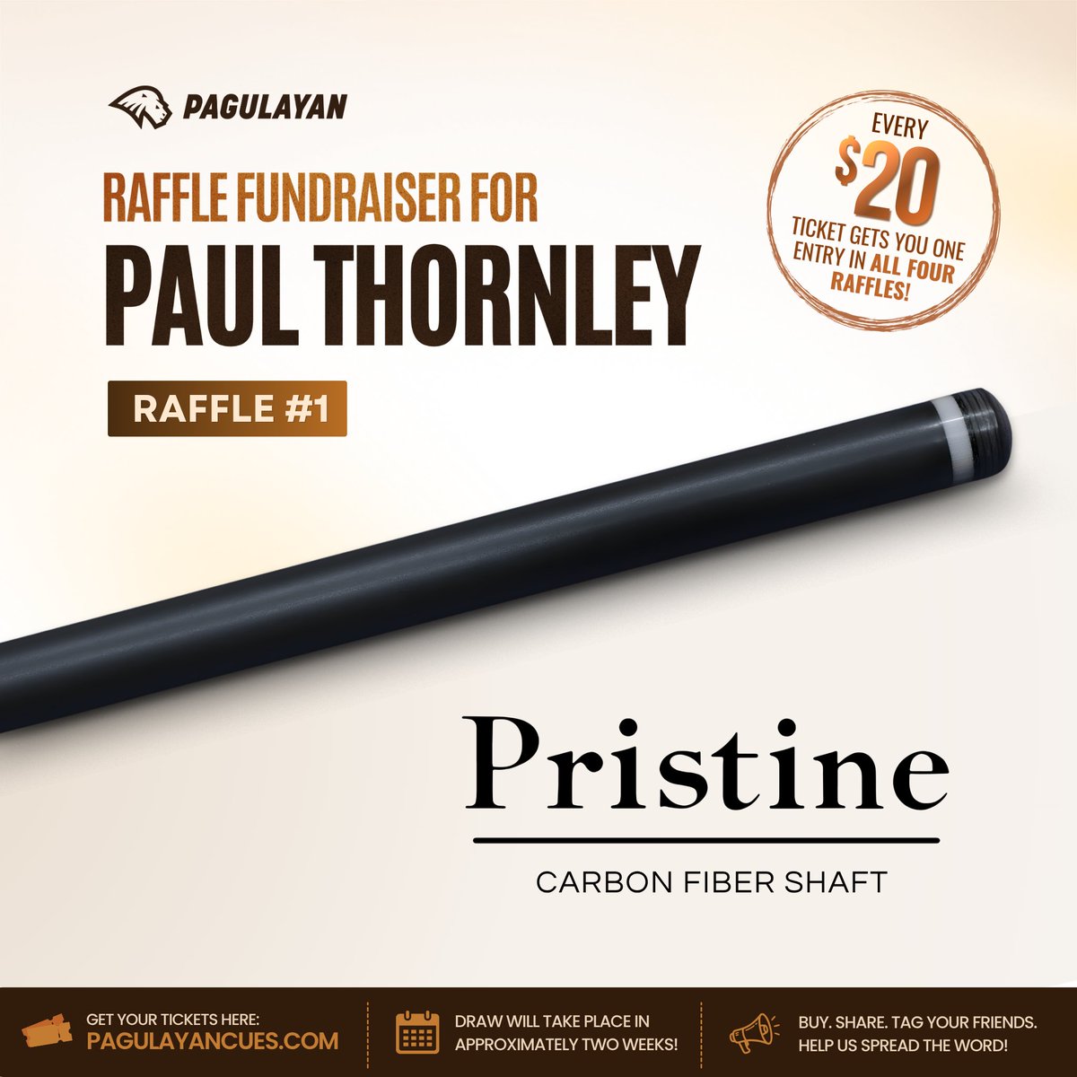 pagulayanpro's tweet photo. Here are the 4 prizes you can win in the Paul Thornley Benefit Raffles

#pagulayan #pagulayancues #paulthornley #alexpagulayan #billiards #BilliardsCommunity #pristinecarbonfibershaft #carbonfibershaft #coalcuecase #cuecase https://t.co/zAAUfzHatx