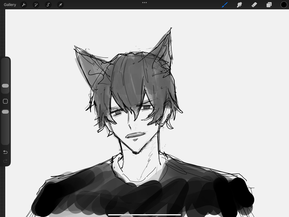 Zev_404's tweet photo. 久しく描いてたら絵描くのむずくて草 https://t.co/FTgqAojAek