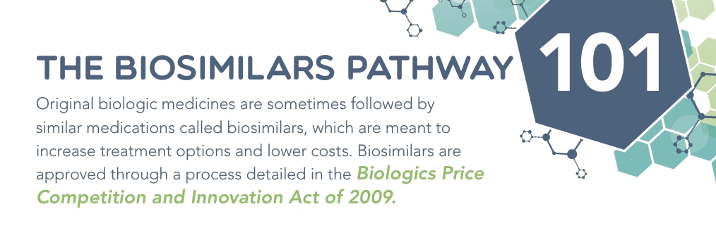 BioPrescribers's tweet photo. #DYK? The Biologics Price Competition and Innovation Act of 2009 provided a roadmap for how biosimilar drugs can be approved and become available to patients  fighting cancer, arthritis, skin conditions and other diseases.

Learn more: https://t.co/NletXB4pv4 https://t.co/r6IG0iNZbL