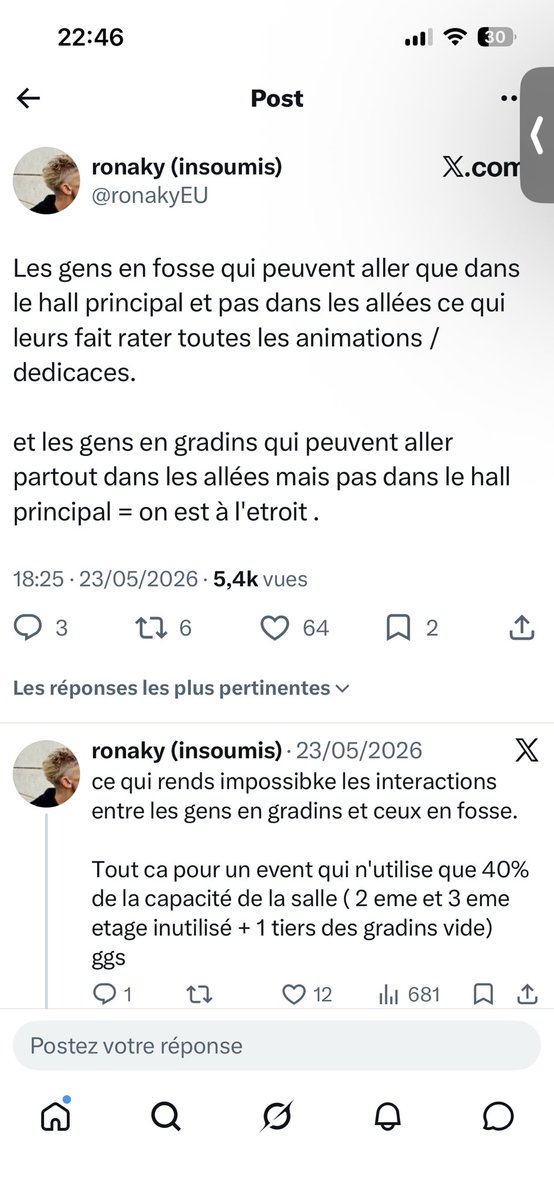 Adamousseu's tweet photo. @BENPICT @gentlemates @ParisLaDefArena Non je veux pas prouver, j’avais juste vu quelques tweets sur ces problèmes au Major RL https://t.co/Whsqx7JFhT