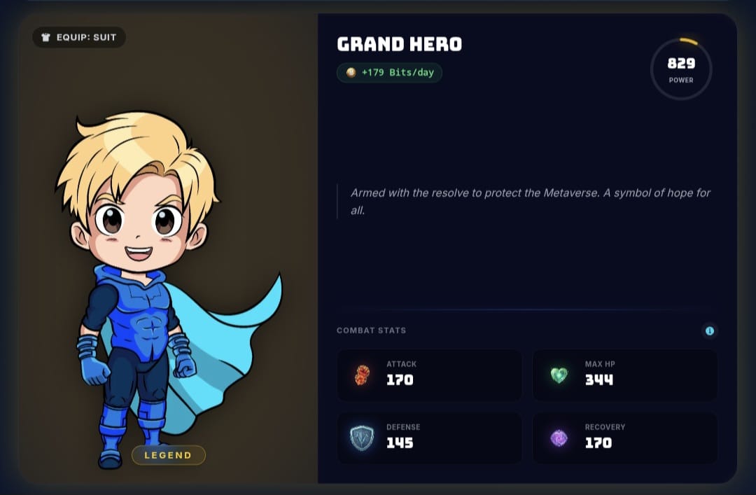 CryptoTechLearn's tweet photo. "I am LEGEND"
Newest badge from @SVictorUniverse i unlocked today. What a Super Hero 😍💪
Gain More Power, more bits, more rewards.
#supervictor #smarugon #multiversx $VICTOR https://t.co/6IlgRfd65v