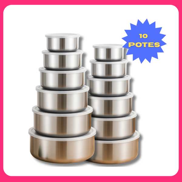 precodeamiga's tweet photo. 📷 Jogo 10 Potes Tigelas em Inox Alumínio Com Tampa Redondo

De R$ 59,00
📷 *Por R$ 29,70

📷 Compre aqui 📷 https://t.co/Uc7x6PMbm0

📷 *Promoção sujeita à alteração de preço e estoque do site* https://t.co/vGRQKCgs33