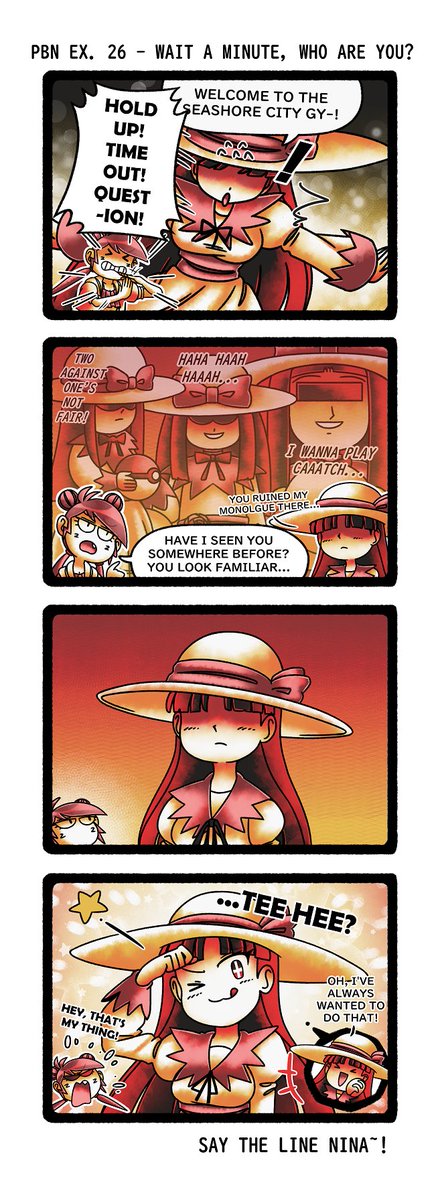 DSammySami's tweet photo. It was mentioned to me before, but I wondered if Sheryl was intended to be an adult version of kid Sabrina from the anime... Pretty funny and cool nod if true :3 #pokemon #comic #comicart https://t.co/3s8iA2fYMH