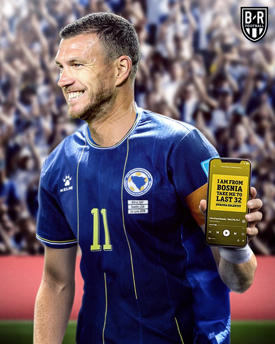 brfootball's tweet photo. Bosnia and Herzegovina beat Qatar 3-1 to secure third place in Group B 🇧🇦🎶

Per @fmeetsdata the likelihood of a third placed team with four points advancing to the Round of 32 is over 99.7% https://t.co/wPMT91Ojtr