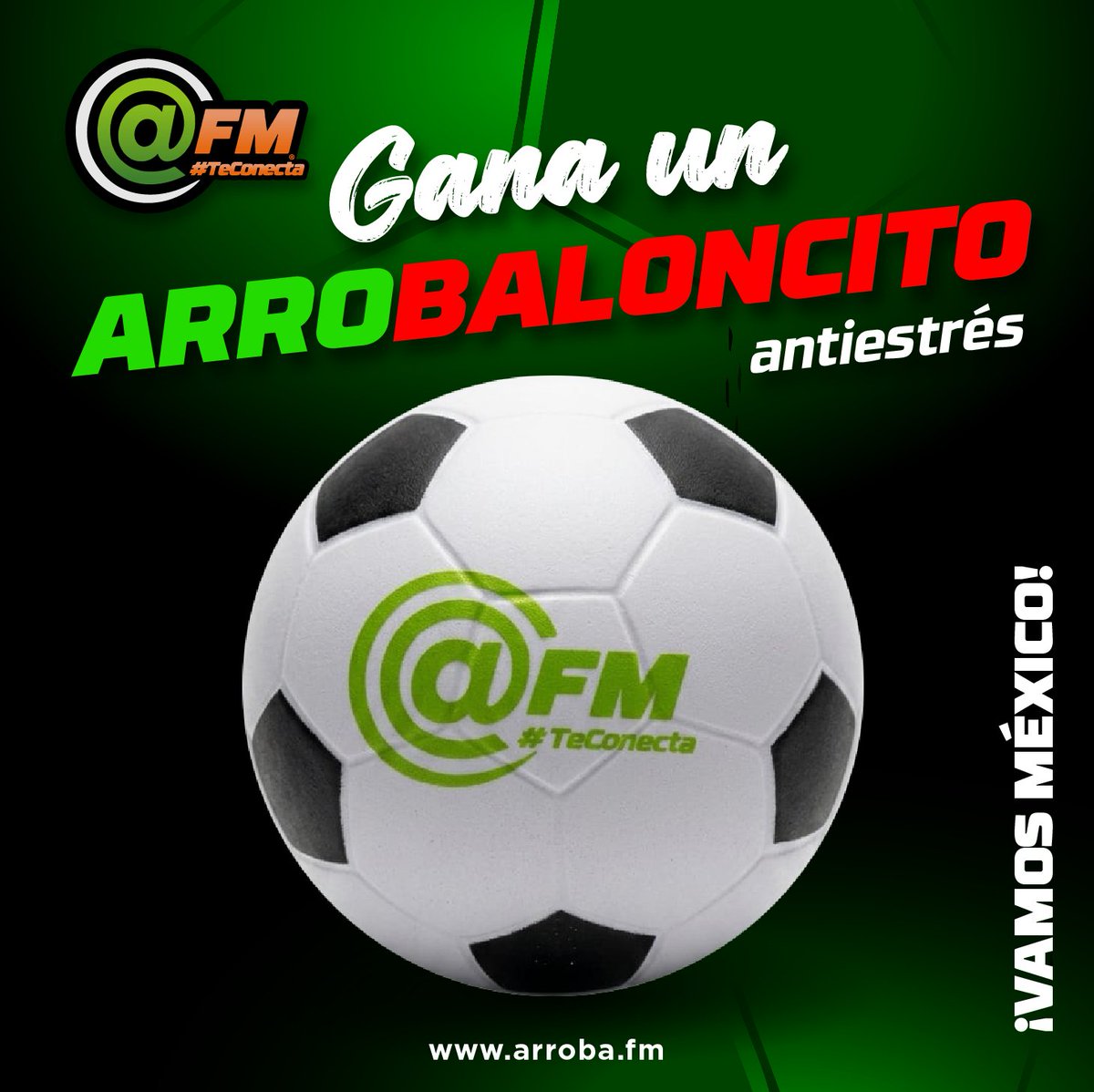 ArrobaFMOficial's tweet photo. 🚨⚽ ¡El Arrobaloncito antiestrés está buscando dueño! ⚽🚨 Ponle volumen a ArrobaFM y no te pierdas ningún turno en vivo. 🎙📻    En cualquier momento lanzamos la dinámica y podrías ser el próximo ganador. 😎  👂Escucha. Participa. Gana.    #ArrobaFM #TeConecta #Arrobaloncito https://t.co/006BUAfuhi