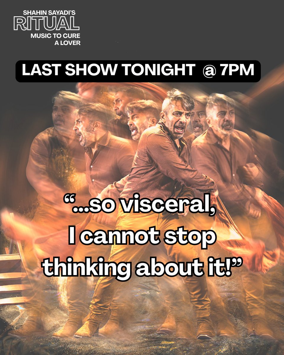 RitualThePlay's tweet photo. LAST SHOW TONIGHT @ 7PM

Tonight I wrap up this run at HFF with a 7pm show.

Come over if you can.

For details, seats and the reviews go to:

https://t.co/lCAtCQ9CNc

#RitualThePlay https://t.co/ZHU0NH9uBZ