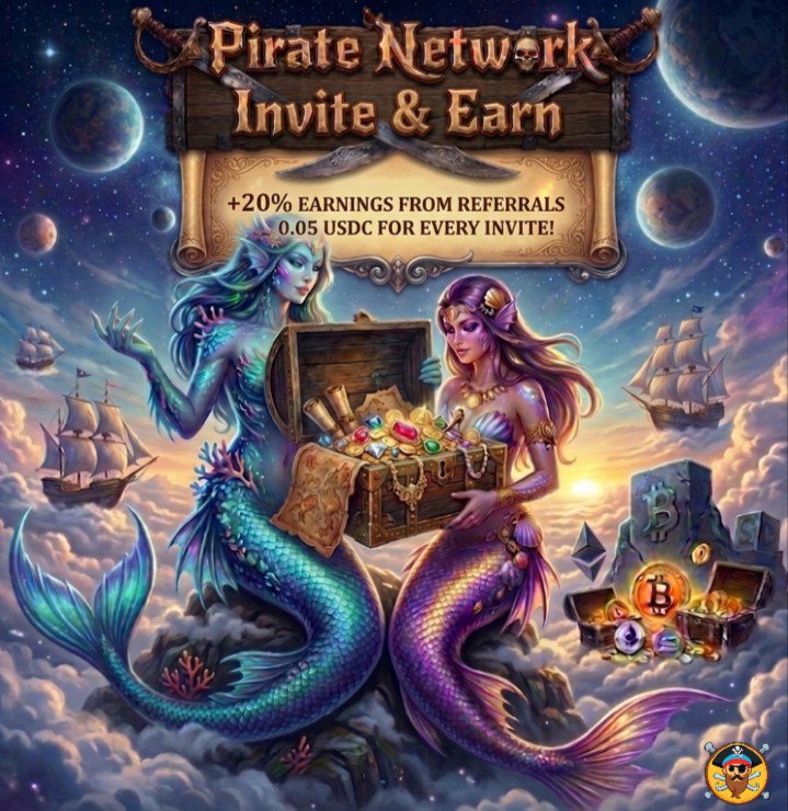 PirateNetworkTg's tweet photo. Ahoy Crypto Pirates! 🏴‍☠️ Ready to claim your treasure?

Start earning $PIRATE right now on our 
Telegram Mini App! ⚡️

💎 ALREADY LISTED on Dedust! No waiting for a launch, just looting!

⚓️ Spin the Captain's Wheel

⚓️ Claim your daily loot

🤝 Invite friends: Get 20% of their earnings + 0.05 USDC per matey!
Don't get left ashore. Play now! 👇

🎁 Social Code : 50kuser 🎁

#Airdrop #TON #PIRATE #CryptoGaming #TelegramMiniApp