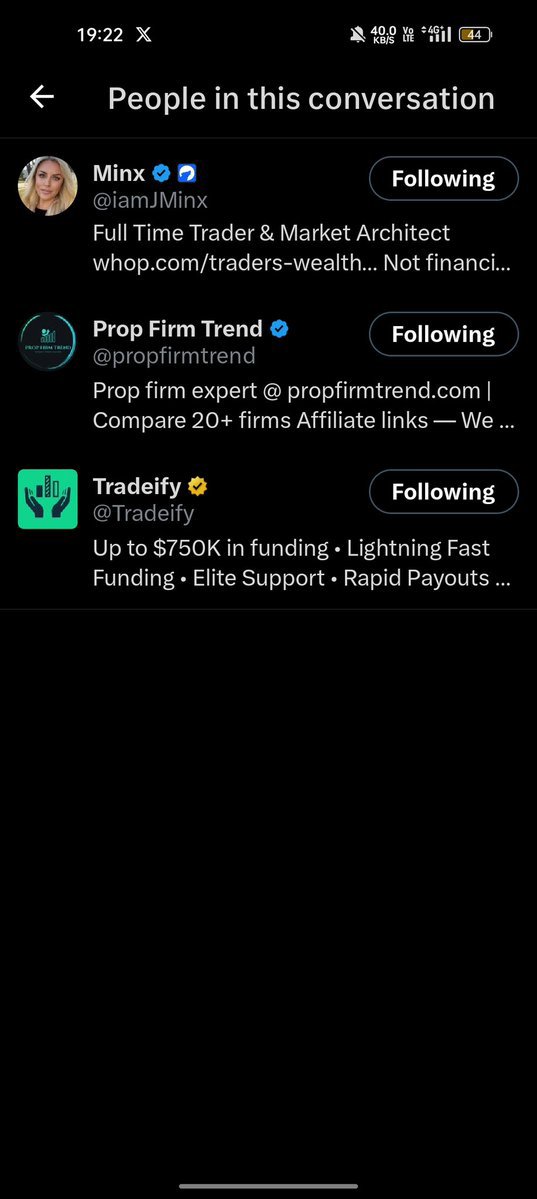 Naskid_ur's tweet photo. @iamJMinx @Tradeify @propfirmtrend MINX. The best account on X.  Love your transparency and giving us opportunities. Cheers @iamJMinx https://t.co/YHf7uFofAA