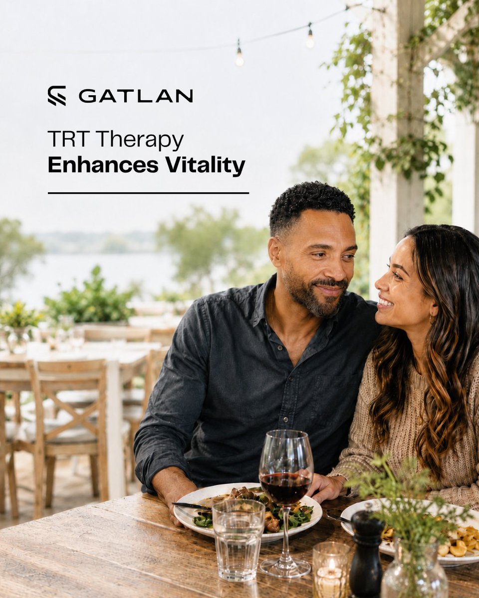 GatlanHealth's tweet photo. Testosterone optimization is about restoring what your body’s been missing and helping support:

• Steady energy
• Lean muscle &amp; strength
• Recovery &amp; performance
• Focus &amp; drive
• Overall vitality https://t.co/0paiFvus4d