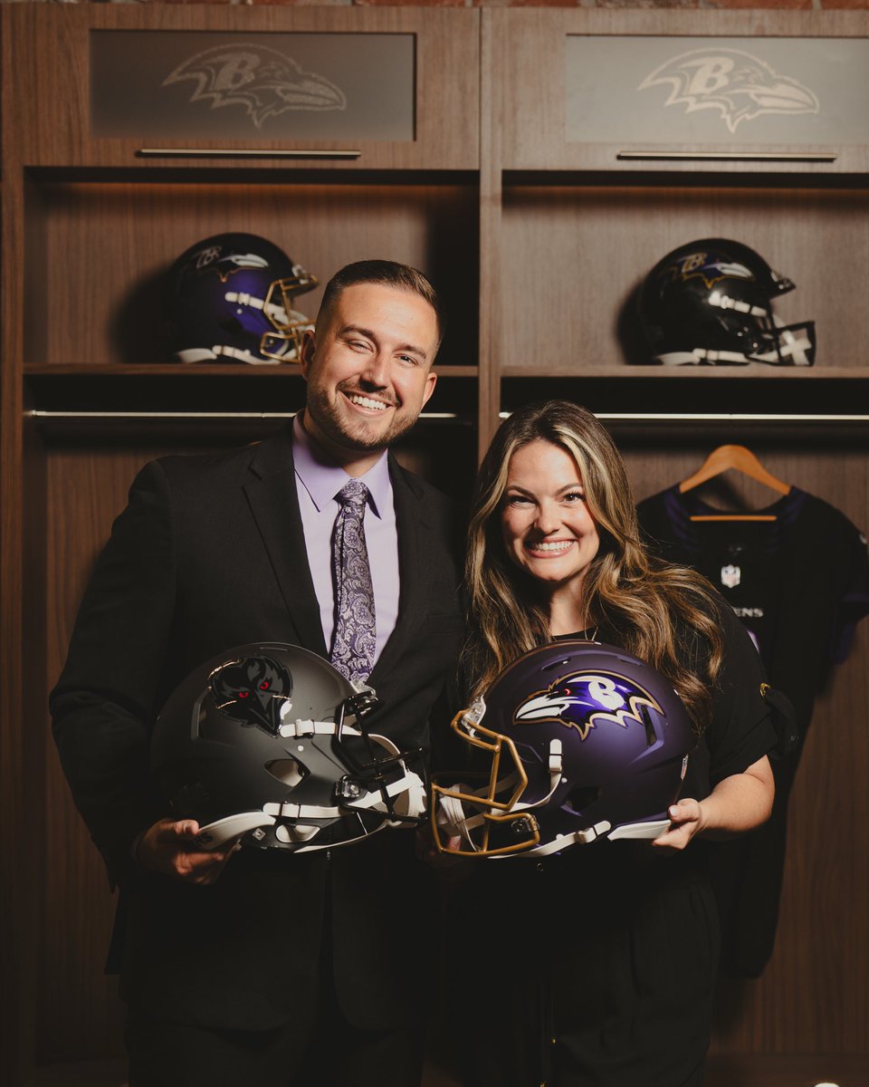 Kyle_Youmans's tweet photo. Day 1 is in the books! 

Extremely grateful for the huge Baltimore and #Ravensflock welcome! @LCatherine12 and I are overwhelmed with the love and I can not WAIT to get to work! https://t.co/mrs4CWvV4W