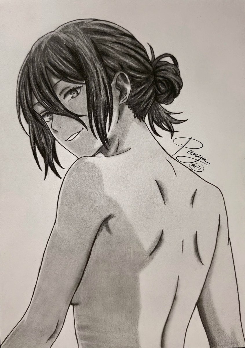 panyaa_arts's tweet photo. I'll teach you how to swim🏵

#animeart #anime #pencildrawing #reze #chainsawman https://t.co/oVxtdgQjI0