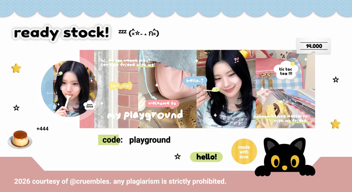 cruembles's tweet photo. help me to repost this ₍^. .^₎⟆

gumoning ! zeya bawa 4 layout ready stock h2h foto terbaru < juun, ian, jiwoo stella &amp; jiwoo > 🫧☁️🍡🧸 harga tertera di alt ia :3

#bealanja hatuha https://t.co/M96rSSi6o9
