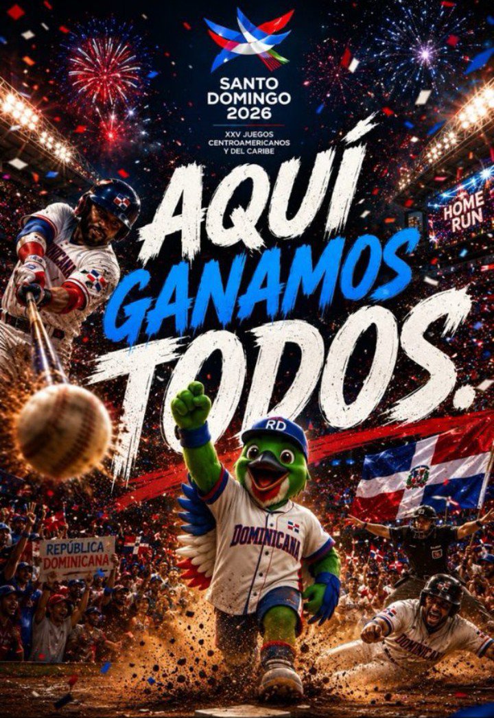 RebecaE03's tweet photo. ¡Qué orgullo que RD sea sede de esta gran fiesta deportiva! Vamos con todo. 🇩🇴🏅

 #Juegos2026 https://t.co/FBxTK2jgiU
