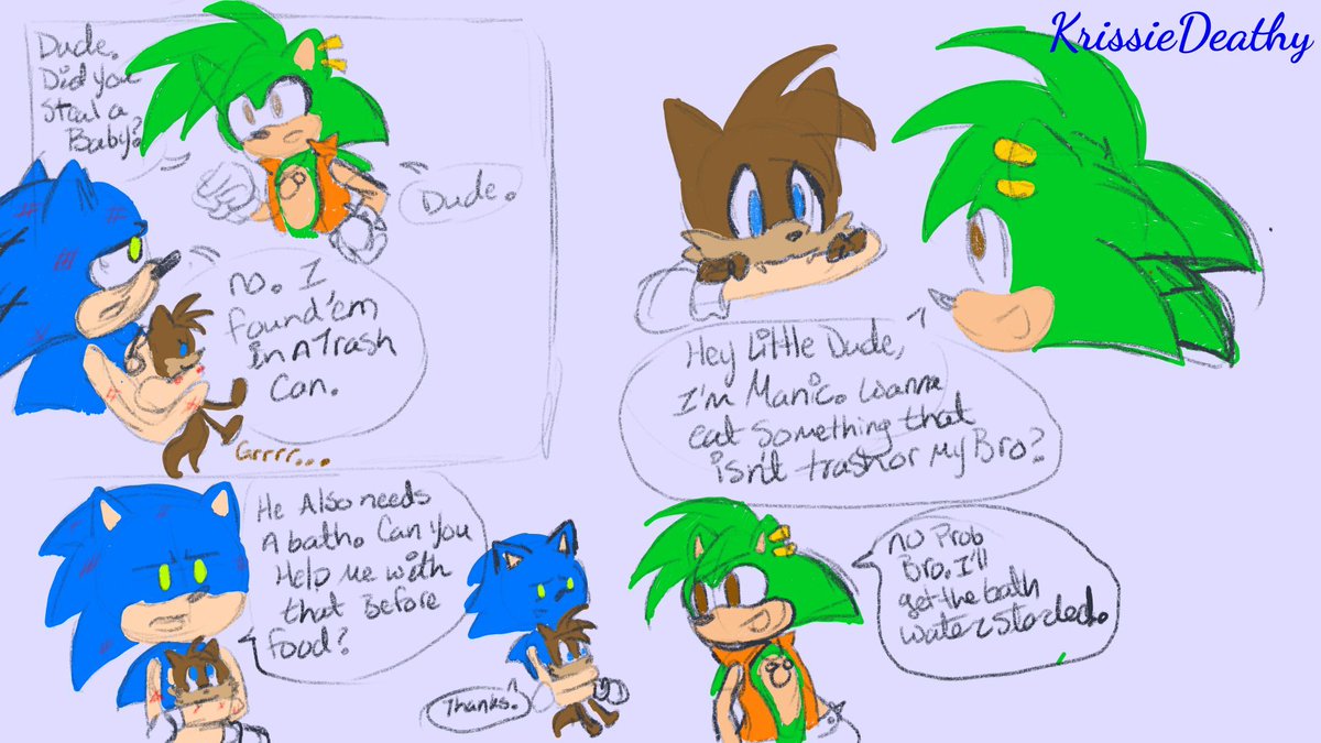 KrissieDeathy's tweet photo. Baby Tails in Sonic Underground pt1
#milestailsprower #art https://t.co/yVl4wghGpf