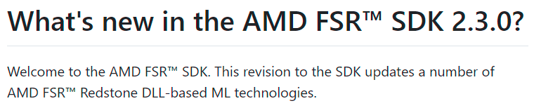 opinali's tweet photo. AMD now released the FFX SDK 2.3.0, again before the expected July target, and it brings a lot more than just FSR4.1.1. But is the new stuff important or good? Let's make a deep dive &amp; some early testing.🧵 https://t.co/dzAMMaF7WG