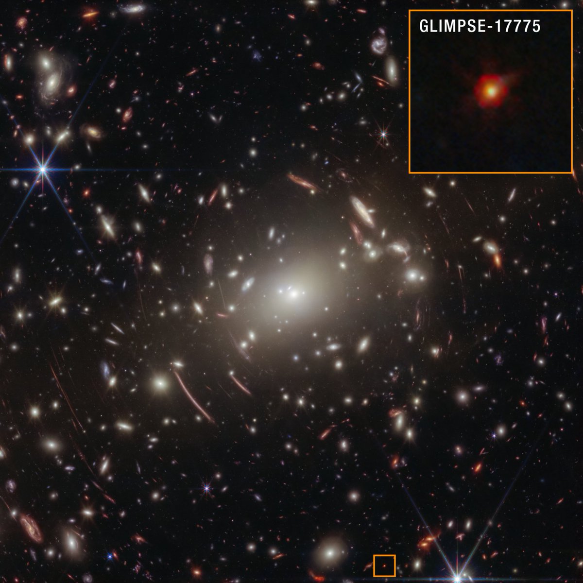 NASAGoddard's tweet photo. 🎶 Black Hole Star 🎶 Aren’t those the lyrics?

@nasawebb discovered Little Red Dots in 2022 and researchers are working to connect pieces of the puzzle. By analyzing one dot’s spectrum, the team has found evidence that it is a black hole star. 

https://t.co/ObpSSwoAxV https://t.co/ElT6bemBLq