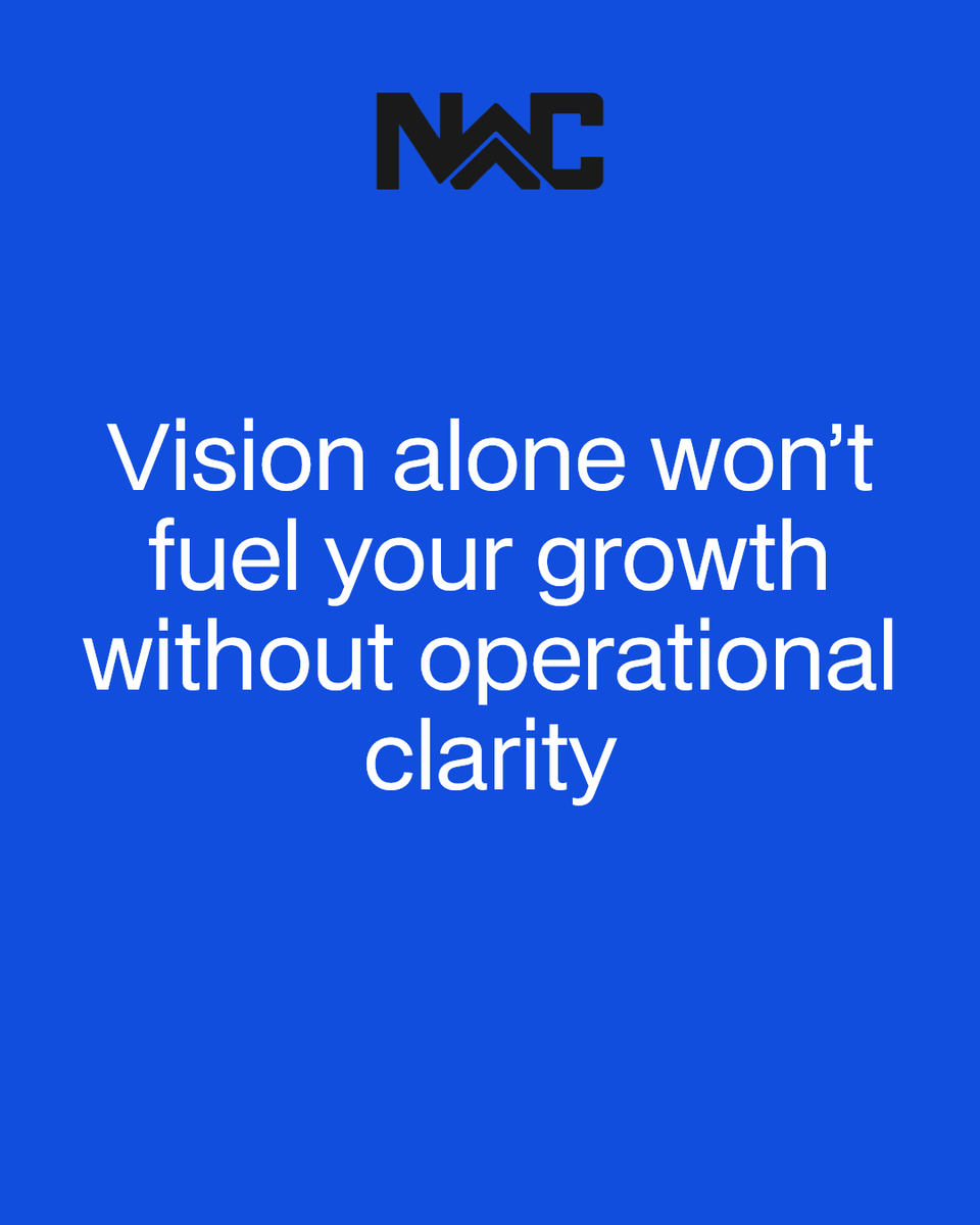 novelworkco's tweet photo. A business can be vision-led and still struggle when growth hits.

Vision alone does not build operational muscle. Clear structure and execution do.

Leadership clarity and operational maturity must grow together.

https://t.co/Yv7RuVY8RL #businessstrategy #strategy https://t.co/KUJUpm3AL8
