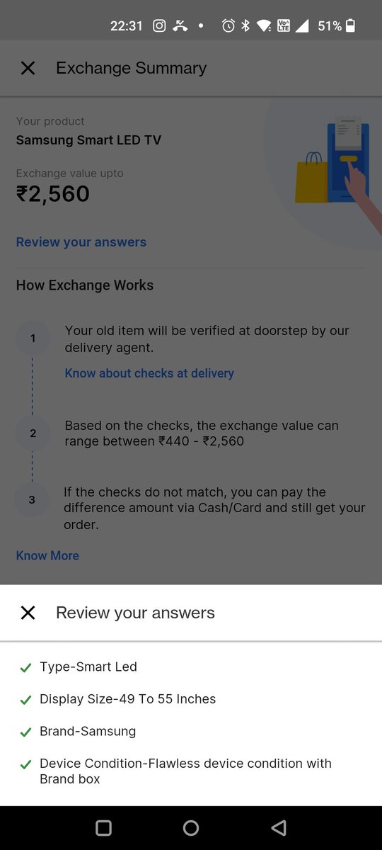CSKuldeepShukla's tweet photo. Hi Flipkart, I just want to know where can I find TV of 55" u exchange offer. Bcz I m interested in old TVs ....u pay us Rs. 2600-2700 for those TVs.
I am interested to buy them at Rs 2900 too 😂🤣

@Flipkart @flipkartsupport https://t.co/bu2I30Q8Hv