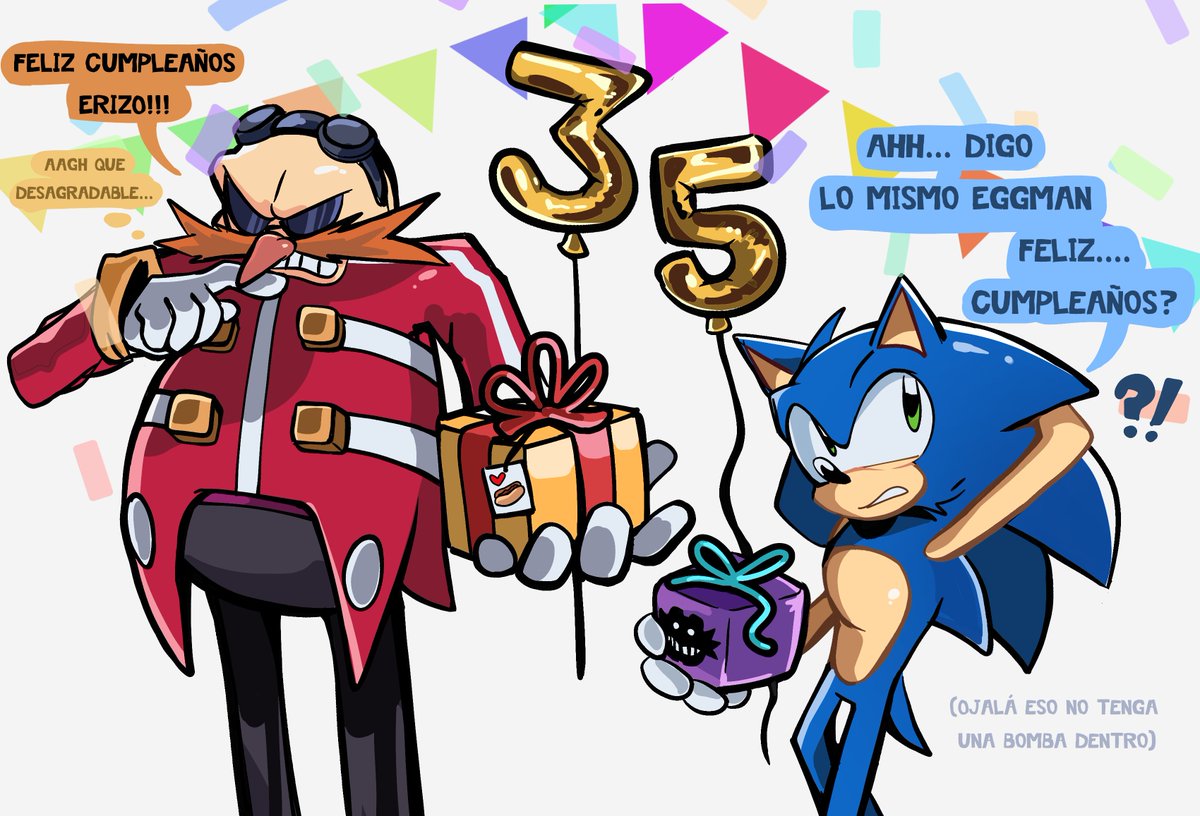 Syriix_sonex's tweet photo. 🗣️🎉✨ HAPPY birthday a los 2
...
#sonic #sega #eggman https://t.co/4h0prtJbzV