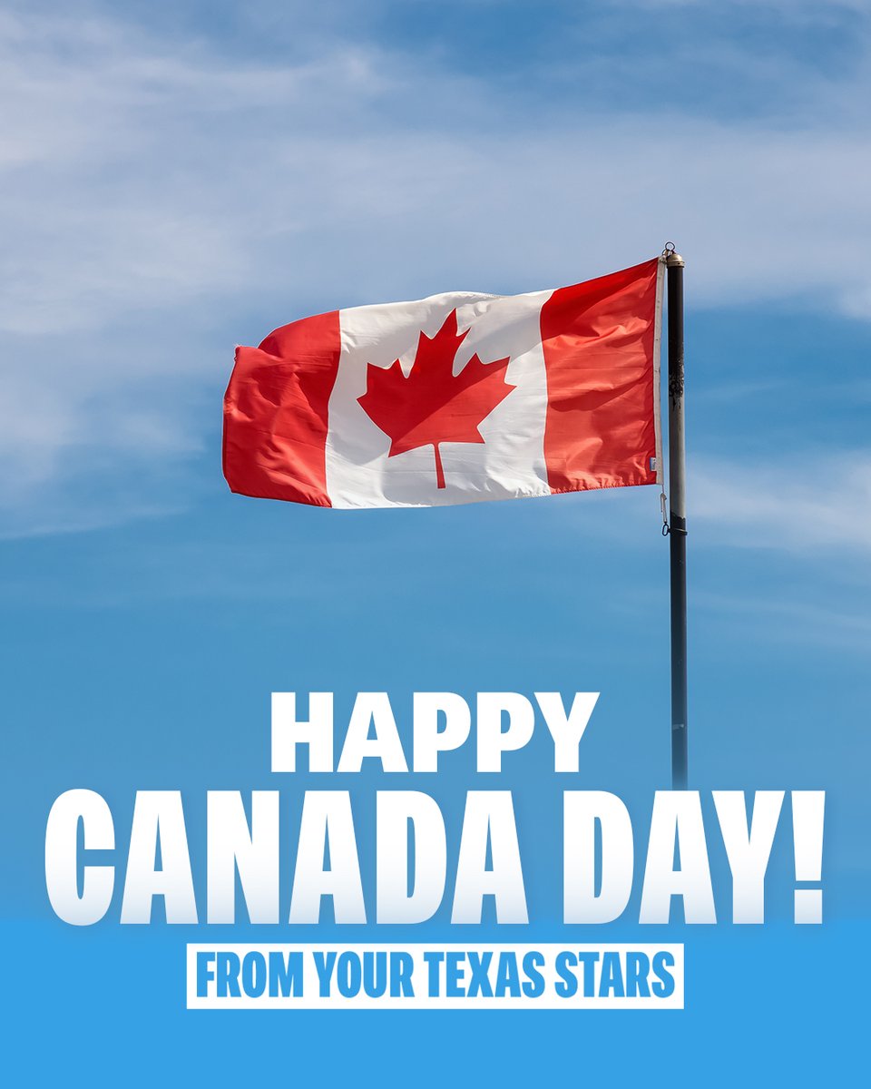 TexasStars's tweet photo. Happy Canada Day to our friends up north and all the Canadians here in Texas! 🇨🇦 https://t.co/7DLxJbgX2s