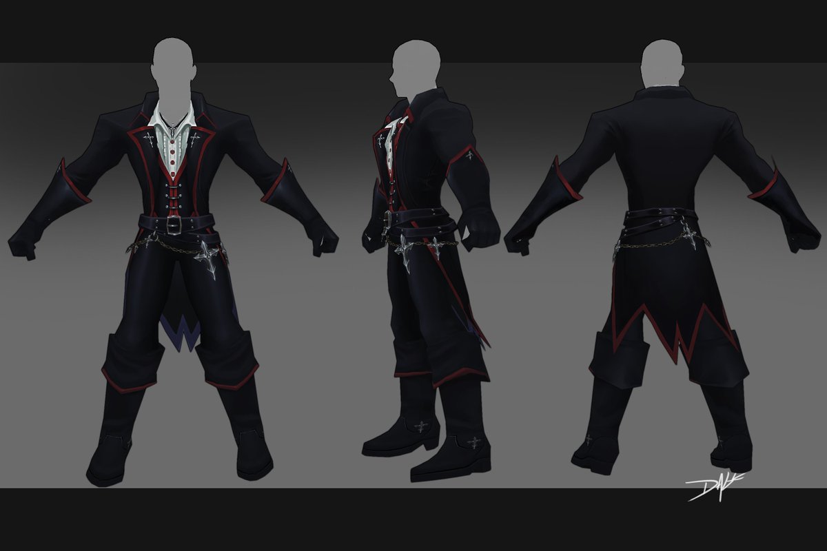 DageTheEvil's tweet photo. Male and Female set inspired by Thursdays outfit https://t.co/X5uyMzJs1e