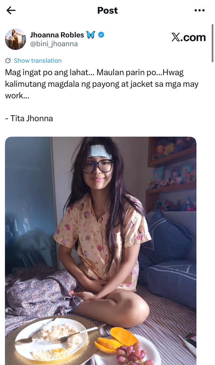 ultrobles's tweet photo. trust miss jhoanna to clown herself https://t.co/UPf1DfqUXc