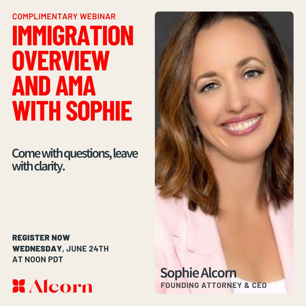 FounderDotLaw's tweet photo. Today at noon PST: our business immigration webinar.

The right people drive growth. We'll discuss the immigration pathways that help businesses attract talent, founders build companies, and professionals create new opportunities.

Join us and feel free to bring your questions for the immigration AMA.

https://t.co/FinwelRn9f