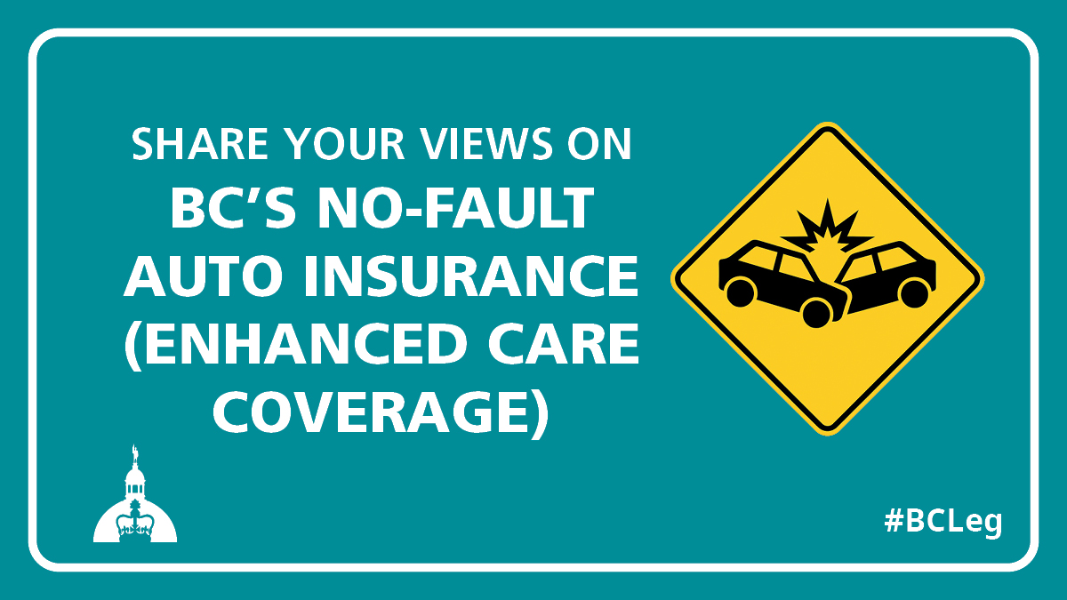 BCLegislature's tweet photo. Reminder! The deadline to share your input on Parts 10 and 11 of the Insurance (Vehicle) Act and Bill M 237, Insurance (Vehicle) Amendment Act, 2026 is tomorrow, June 25, at 2pm (Pacific). For more info and to submit your input, visit: https://t.co/xxguUSkVoK #bcpoli https://t.co/yHyFRJTVi6