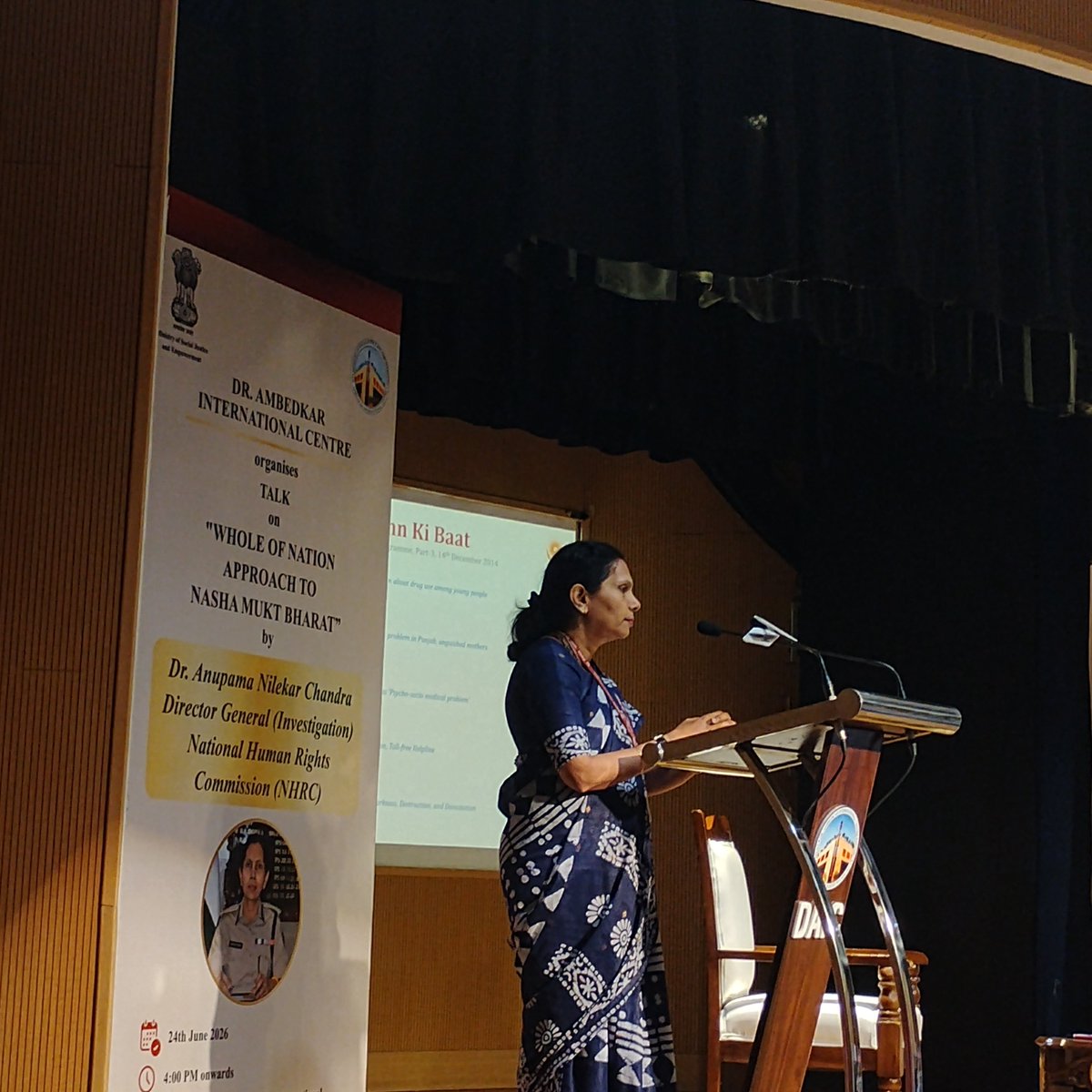 singh_avan23817's tweet photo. Attended the insightful talk on “Whole of Nation Approach to Nasha Mukt Bharat” at Dr. Ambedkar International Centre as an Intern. Grateful for the enriching learning experience.

#NashaMuktBharat #Internship #DAIC https://t.co/qGKR3Fy2ea